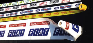 NASTRI PER DELIMITARE DI SICUREZZA per uso sportivo NASTRI PER DELIMITARE DI SICUREZZA per uso sportivo
